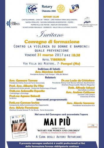 convegno violenza sulle donne 31.3.17