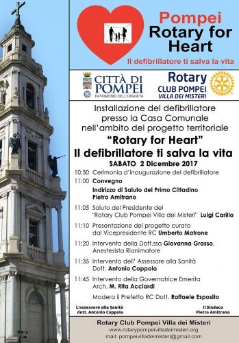 invito 2dic2017 installazione defibrillatore(rotary for heart)
