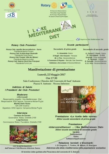 locandina prog. dieta mediterranea 22.5.17