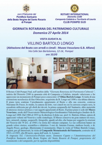 visita guidata Villino Bartolo Longo